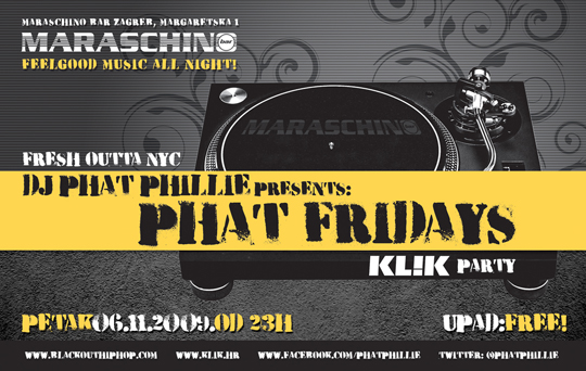 Phat Fridays (Klik Party) @ Maraschino Bar, 6.11.09.