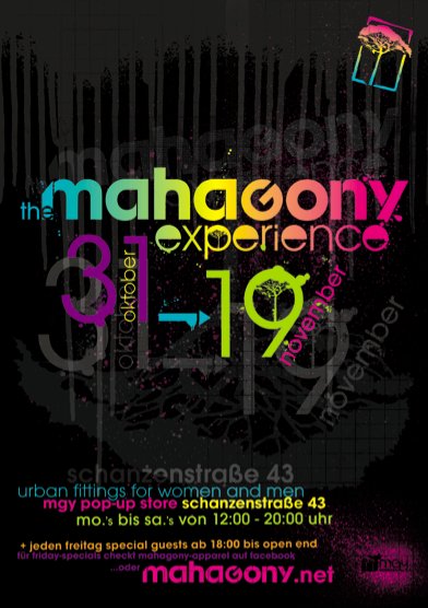 Mahagony Pop Up Store