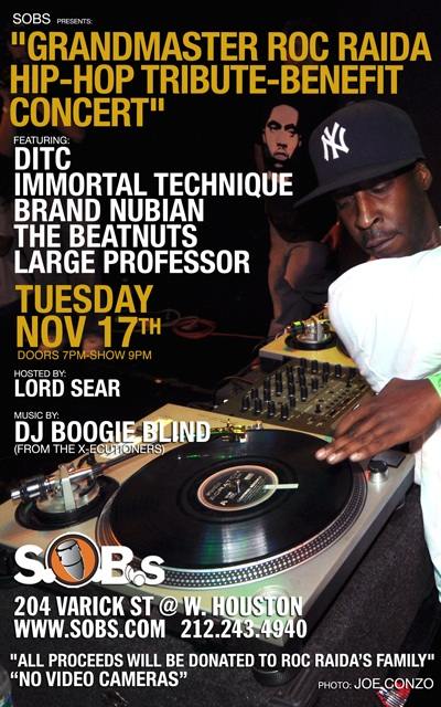 DJ Roc Raida Tribute @ SOBs (NYC)