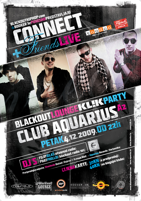 Connect & Friends Live @ Blackout Lounge (Klik party)