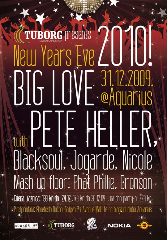 New Years Eve Party @ Aquarius (Zagreb)