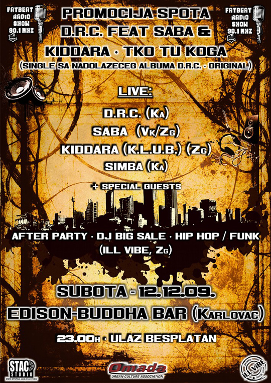 D.R.C. Live @ Edison – Buddha Bar (Karlovac)