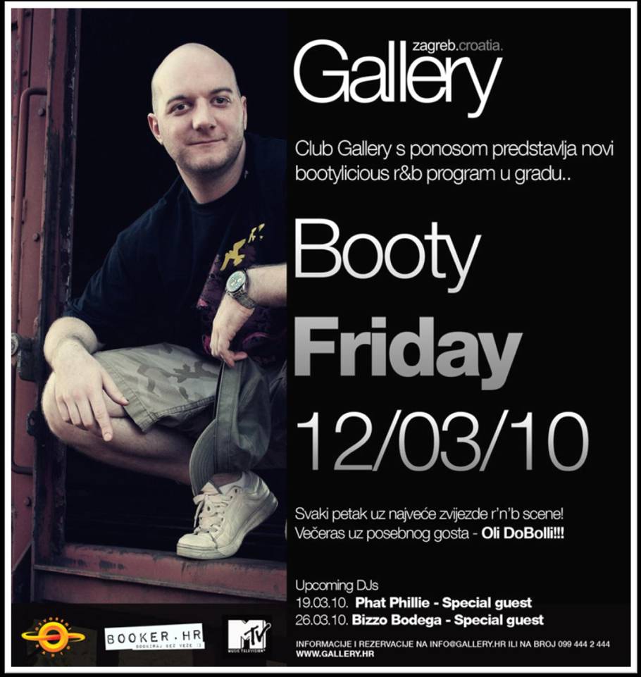Booty Friday @ Gallery Club (Zagreb)