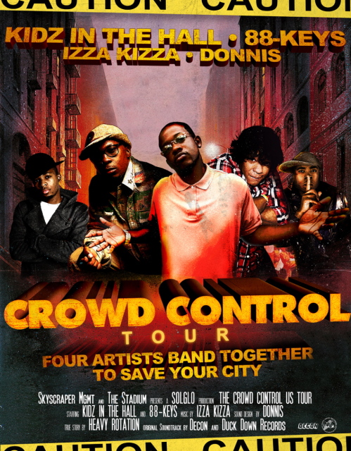 Kidz In The Hall Feat. 88-Keys, Donnis & Izza Kizza – Crowd Control