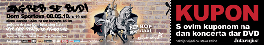 Novi kupon za DVD “Hip Hop Priča Iz Hrvatske” danas u Jutarnjem Listu