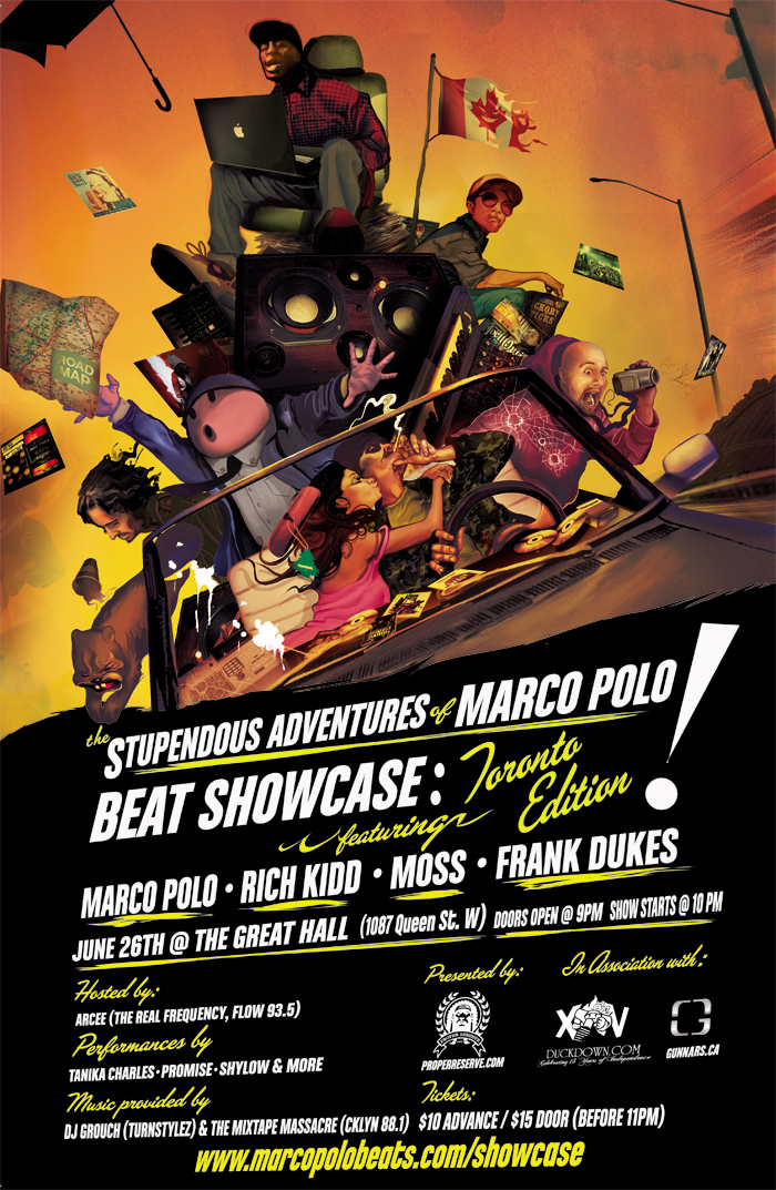 Marco Polo’s Stupendous Beat Showcase: Toronto Edition