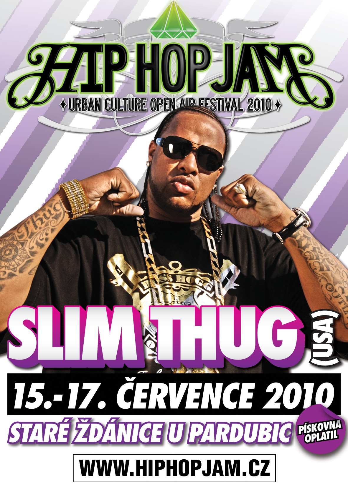 Slim Thug @ Hip Hop Jam (Czech Republic)