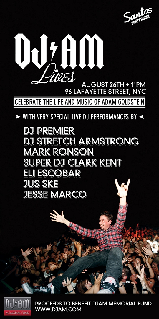 DJ AM Tribute Party @ Santos (NYC)