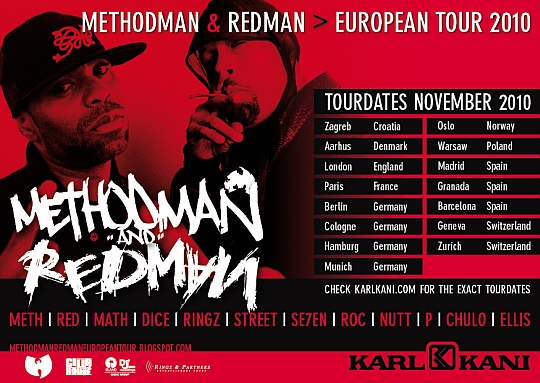 Method Man & Redman European Tour 2010