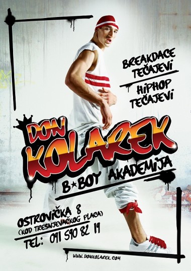 Don Kolarek BBoy akademija flyer 2010