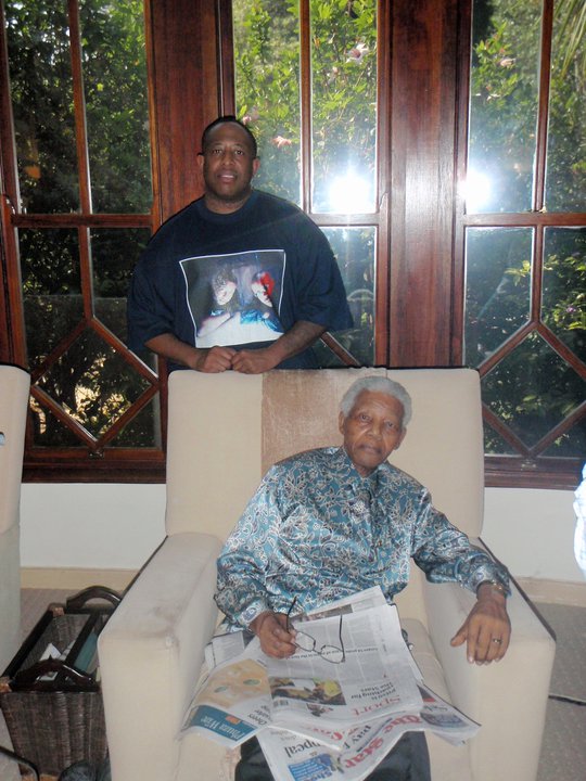 DJ Premier meets Nelson Mandela in South Africa