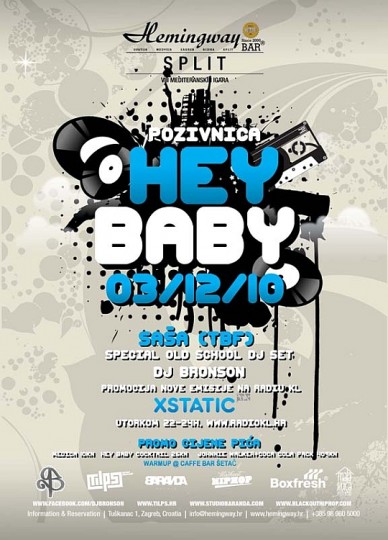 hey baby HB POZIVNICA