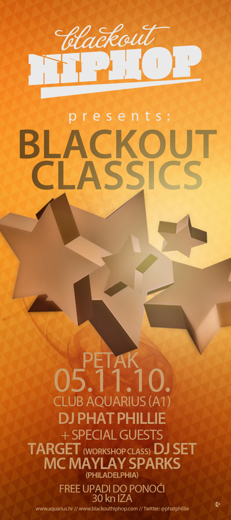 Večeras Blackout Classics s posebnim gostima: Target & Maylay Sparks!