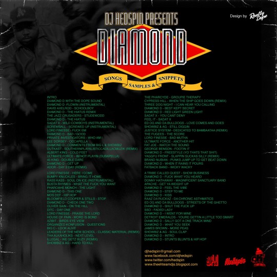 DIAMOND D HEDSPIN BACK
