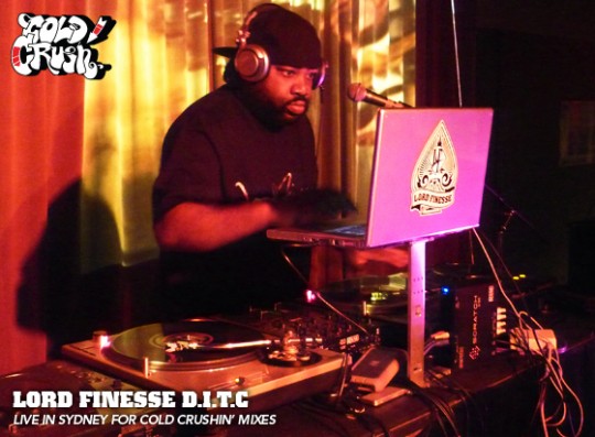 Lord Finesse live in Sydney Cold Crushin' Mixes