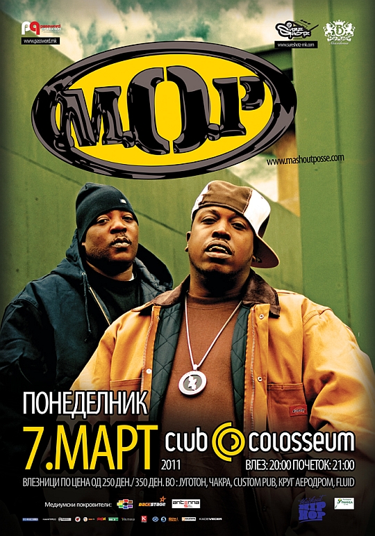M.O.P. Live @ Colosseum (Skopje, Makedonija)