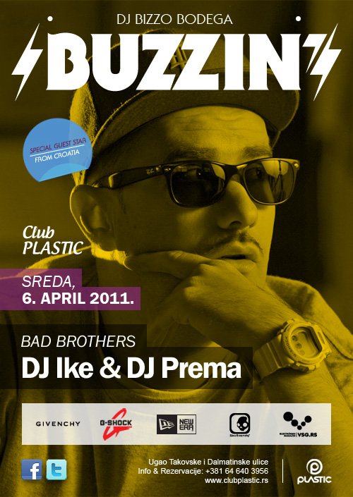 DJ Bizzo Bodega @ Buzzin’ (Club Plastic, Beograd)