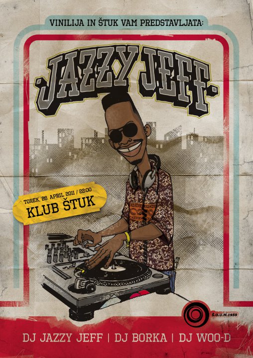 DJ Jazzy Jeff @ Club ŠTUK (Maribor, Slovenija)