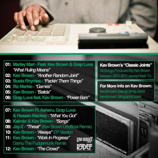 Kev-Brown-Classic-Joints-Tracklist