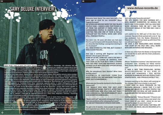 Samy Deluxe interview Bumsquad