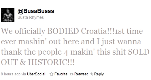 busta tweet