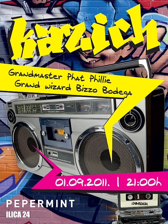 DJ Phat Phillie & DJ Bizzo Bodega @ Kazich (Pepermint, Zagreb)