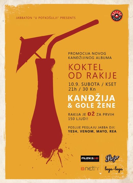 Kandžija – Promocija albuma “Koktel od Rakije” @ KSET (Zagreb)