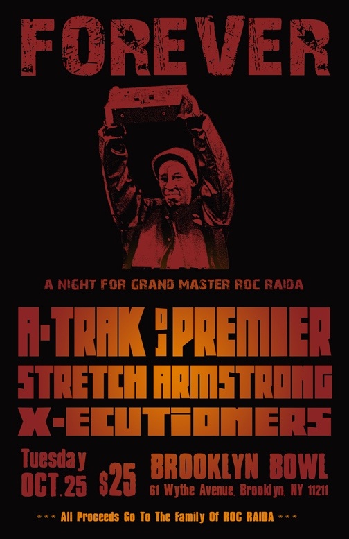 FOREVER – A Night for Grand Master Roc Raida @ Brooklyn Bowl (NYC)