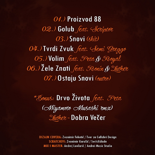 Recent - Vremeplov EP(back)
