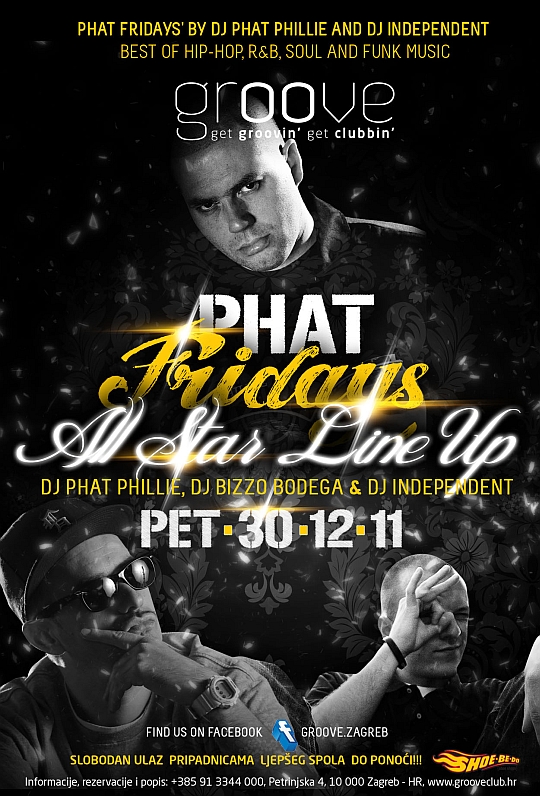 Phat Fridays All-Star Lineup @ Groove Club (Zagreb)
