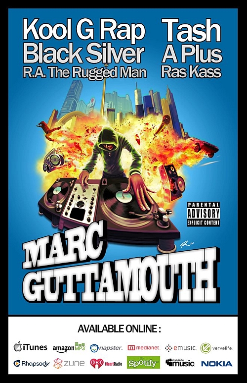 Marc Guttamouth Feat. Tash (Tha Alkaholiks) & Black Silver – All The Way To The Bank
