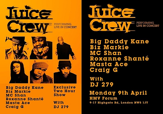 Juice Crew Live @ HMV Forum (London)
