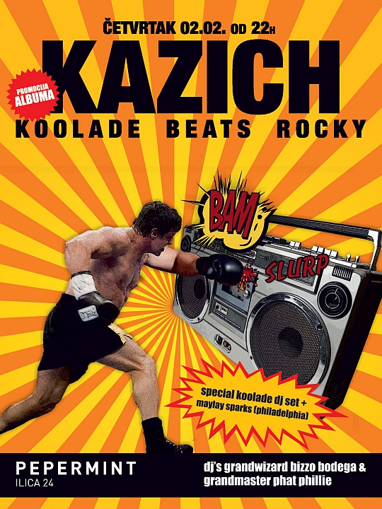‘Koolade Beats Rocky’ Album Release Party @ Kazich (Pepermint, Zagreb)