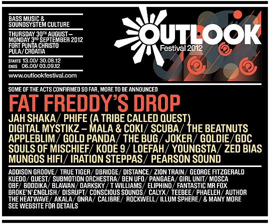 Outlook Festival 2012: Souls Of Mischief, The Beatnuts, Phife Dawg….