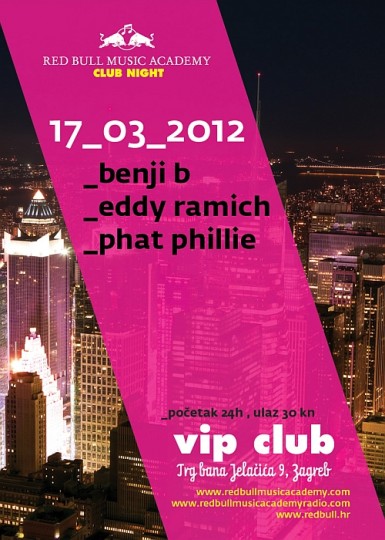 17.03. Rd Bull Music Academy Club Night - Benji B