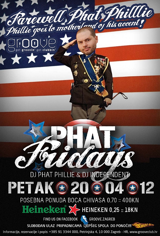 Phat Fridays večeras u klubu Groove!
