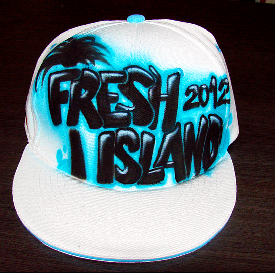 Fresh Island customized caps by Piti