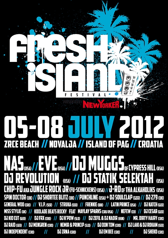 Fresh Island Festival Full Line-Up - Blackout Hip Hop