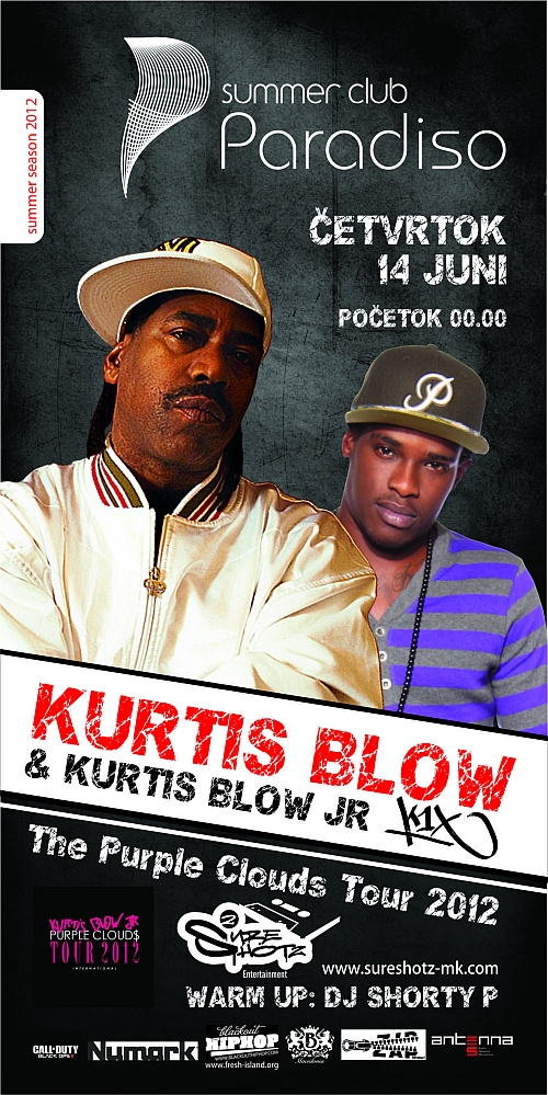 Kurtis Blow Live @ Club Paradiso (Skopje)