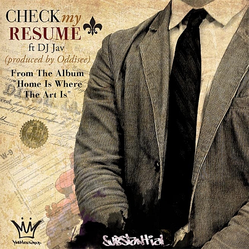 Substantial – Check The Resume (prod. by Oddisee)