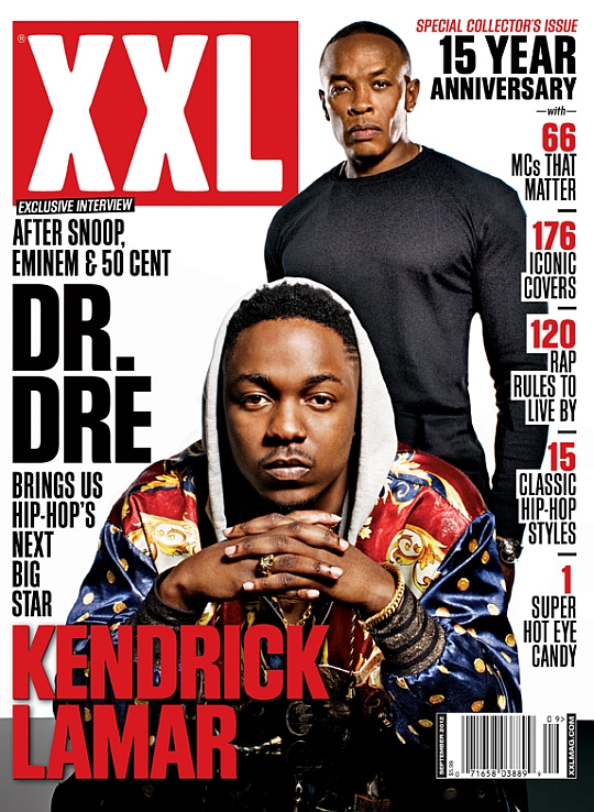 Kendrick Lamar & Dr. Dre cover XXL