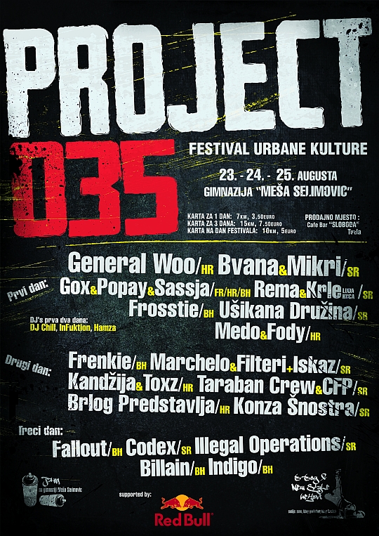 Project 035 – Festival urbane kulture @ Tuzla