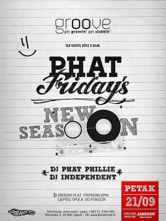 Phat Fridays Grand Opening večeras u klubu Groove!