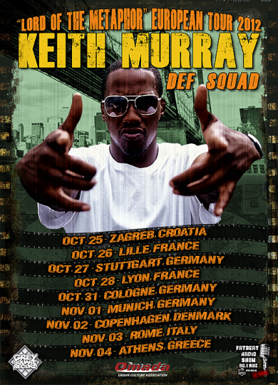 Keith Murray - Tour Flyer 2012