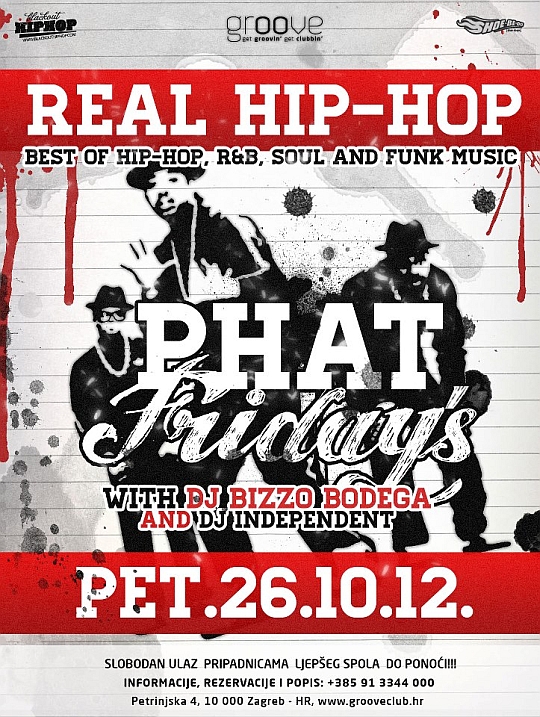 Phat Fridays @ Groove Club (26.10.)