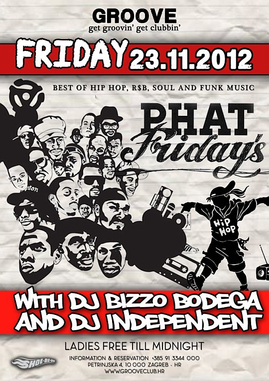 Phat Fridays @ Groove Zagreb (23.11.)