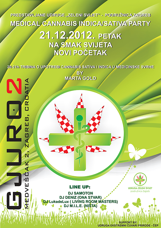 Medical Cannabis Indica / Sativa Party @ Gjuro 2
