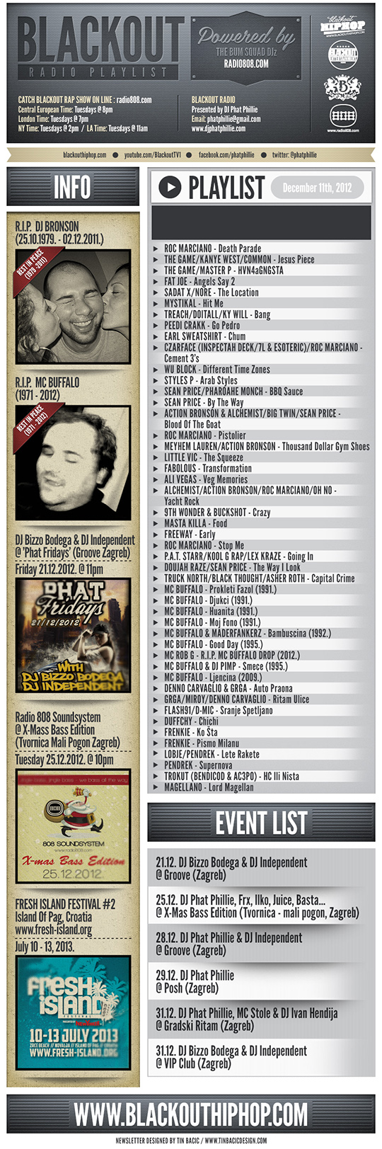Blackout Radio Playlist & DL Links (Dec 11th, 2012)