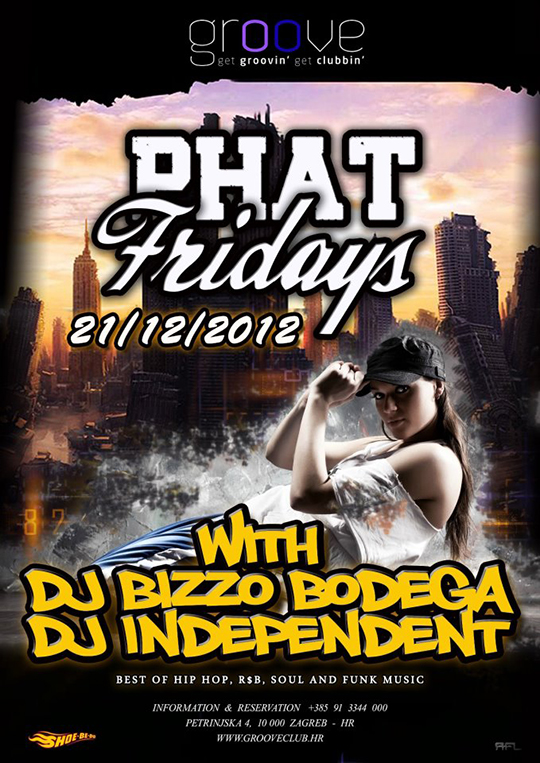 Phat Fridays @ Groove Club Zagreb (21.12.)