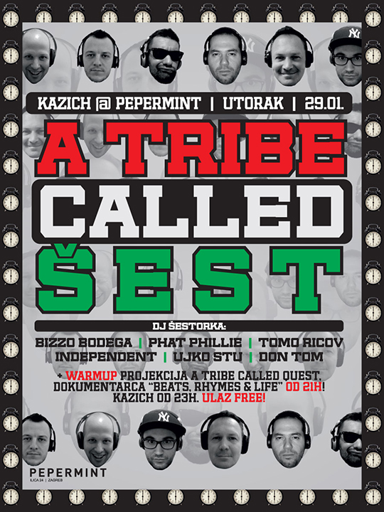 Kazich – A Tribe Called Šest @ Pepermint (Zagreb)